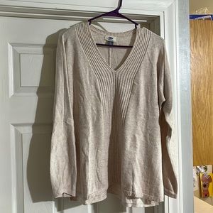 2/$10 Old Navy Cream Sweater